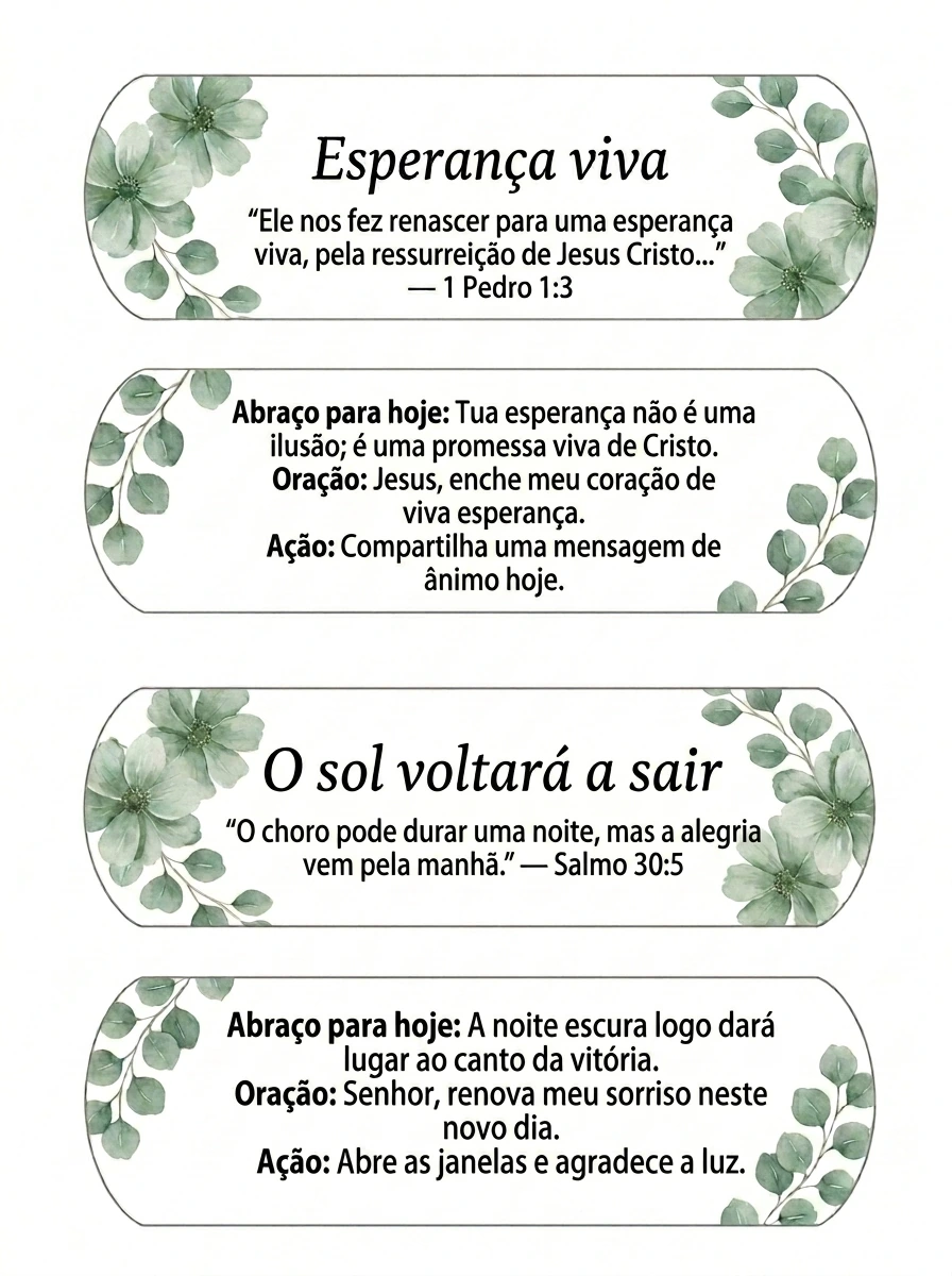 Lembrancinha para células e culto de mulheres