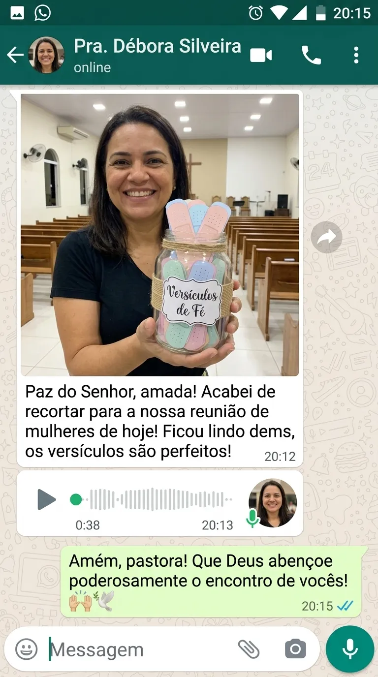 Depoimento WhatsApp Miss. Raquel Santos