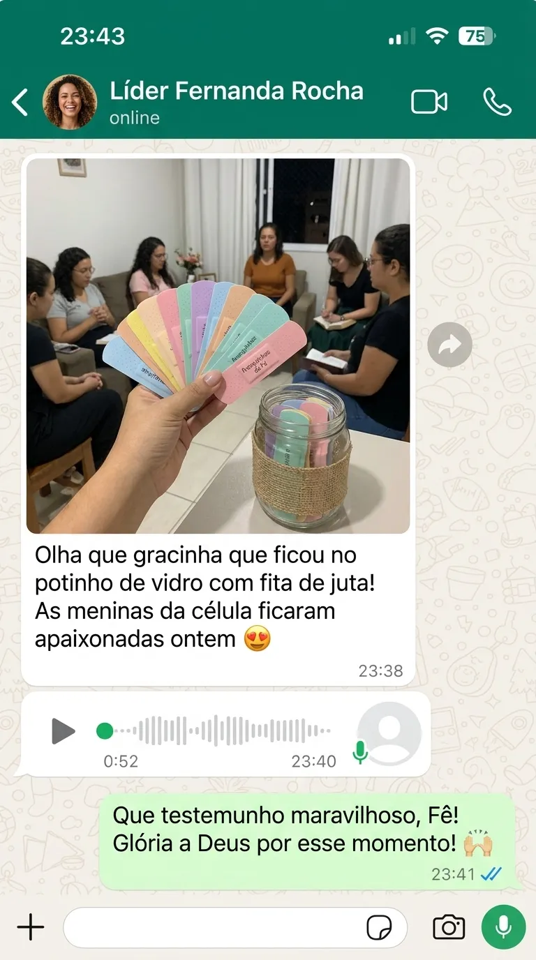 Depoimento WhatsApp Luciana Mendonça